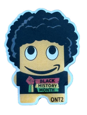 BEN Black History Month ONT2 afro Amazon Employee Peccy Pin