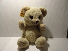 VINTAGE 1986 RUSS BERRIE FABRIC SNUGGLES BEAR STUFFED HAND PUPPET 10 INCH w TAG