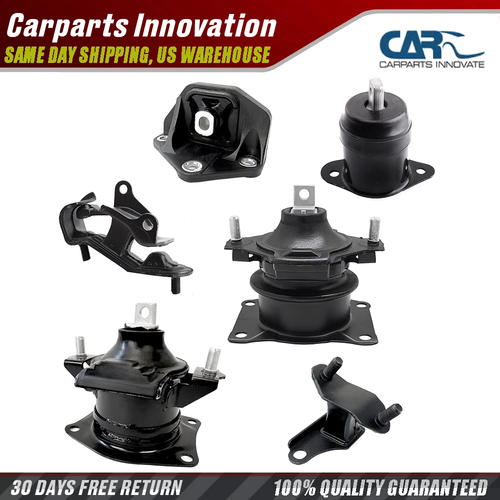 Engine Mount & Transmission Mount Kit For 2004-2006 Toyota Camry 3.0L V6 – 4-Piece Replacement Set