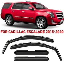 Rain Guards Vent Visors Shade for 2015-2020 Cadillac Escalade SHATTERPROOF