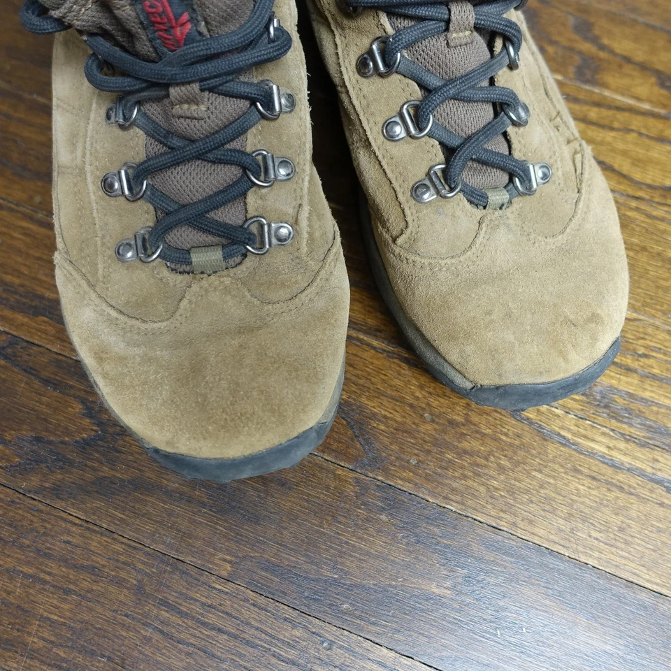 HiTec Hiking Boots Kids 6Y Brown Suede Ankle High Outdoor 6 Big Kid El Dorado JR - Image 3 of 4