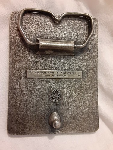 Vintage Old Belt Buckle 1976 Olympic Games Collectibles USA Bergamot Brassworks - Picture 2 of 3