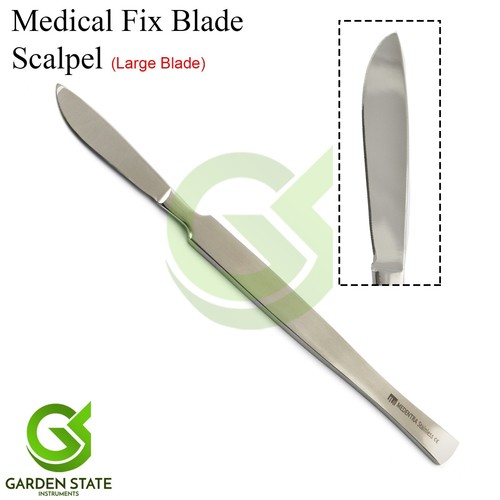 Cuchillo quirúrgico de hoja fija bisturí disección médica mango de corte de tejidos blandos - Imagen 4 de 5