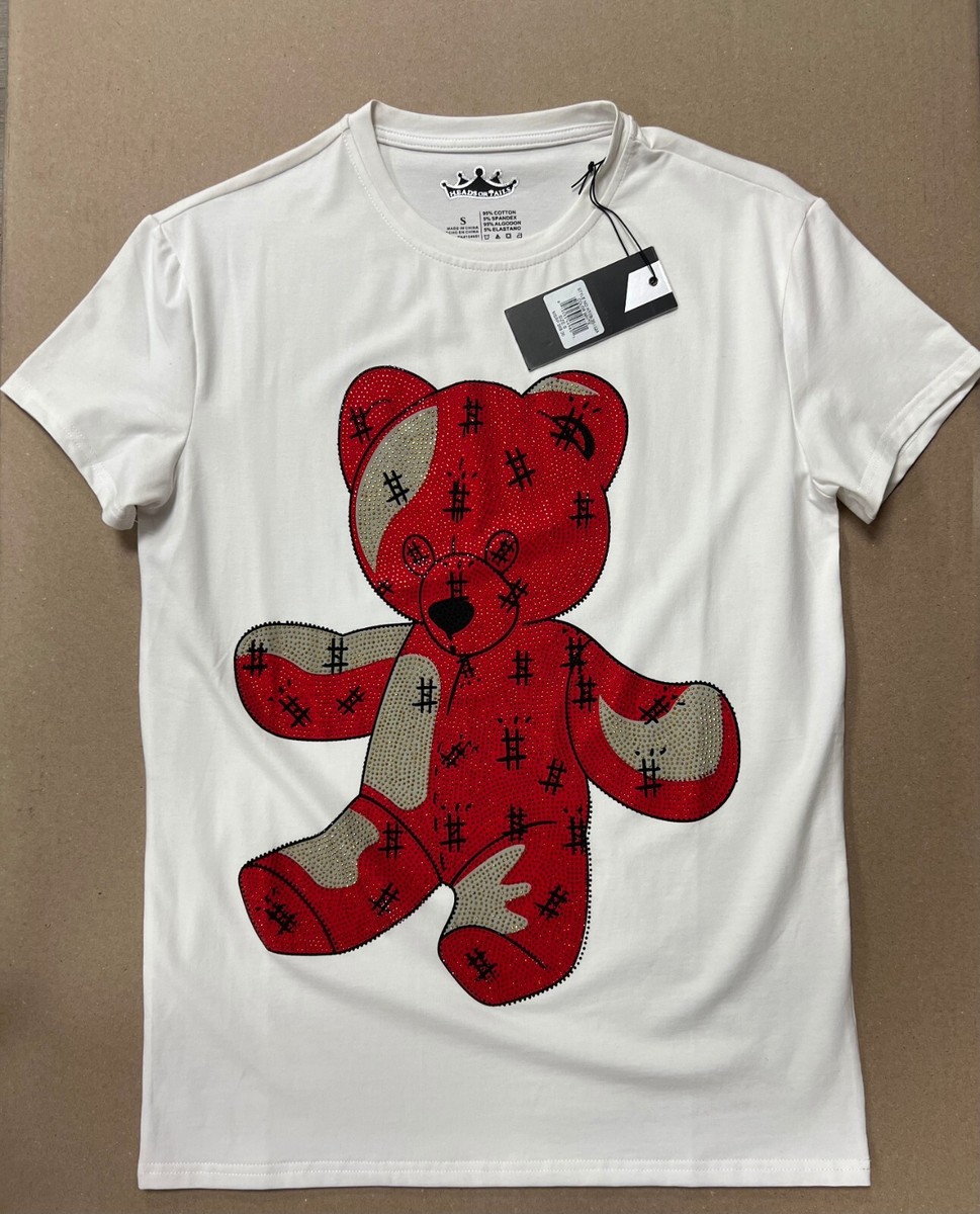 Teddy Bear Philipp Plein T Shirt 2021 Men's Designer Rhinestone