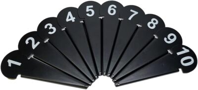 Amber Durable Discus & Shot Put Markers Essential Track and Field Equipment