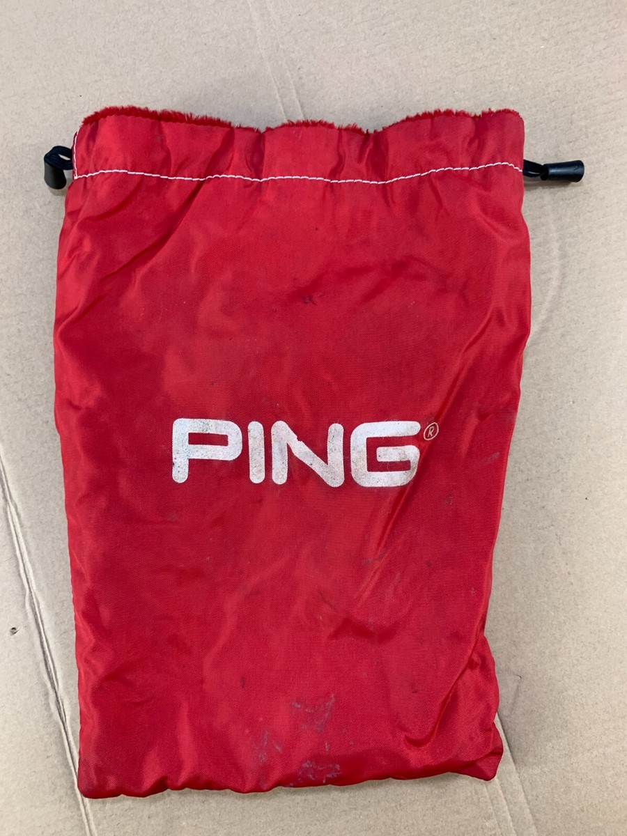 美品PING T9.5コンシューマーバッグ(白/黒/赤) Vintage 70s 80s PING Golf Insulated Bag Cover Case Carry Tote Red