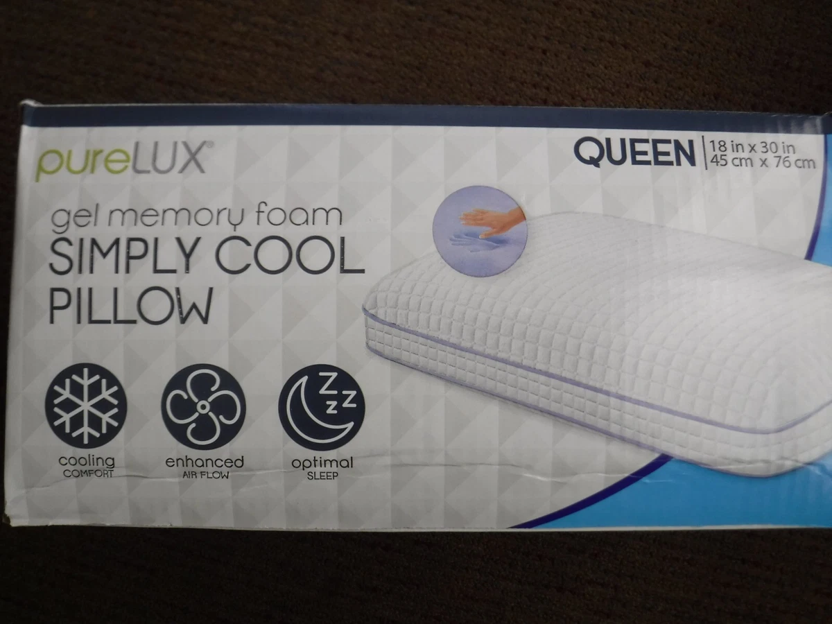 Purelux simply cool memory foam pillow 2025