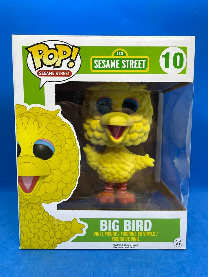 Funko Pop! Vinilo Plaza Sésamo 10 Flocado Big Bird 2015 + Protector Abovedado Foto 2 de 4