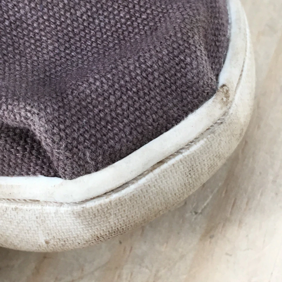 Toms Shoes Youth 3.5 Alpargata Loafers Slip On Flats Gray Canvas Casual Comfort - Изображение 4 из 4