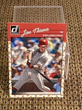 2023 Donruss Baseball Retro Jim Thome On Fire /75 Phillies 289