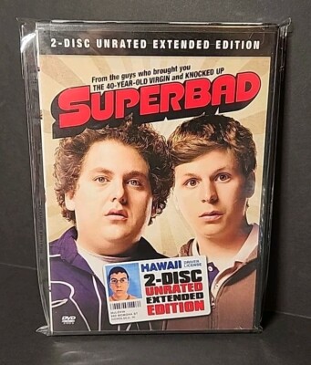 Superbad (DVD, 2007) 2-Disc Unrated Extended Edition 