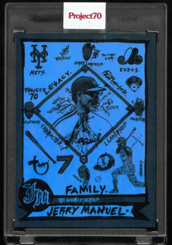 2020 Topps Baseball Project 70 Jerry Manuel Legacy Character - Gregory Siff /70