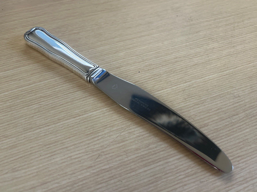 Georg Jensen Old Danish Short Handled Sterling Silver Dinner Knife 8 7/8" - Picture 3 of 6