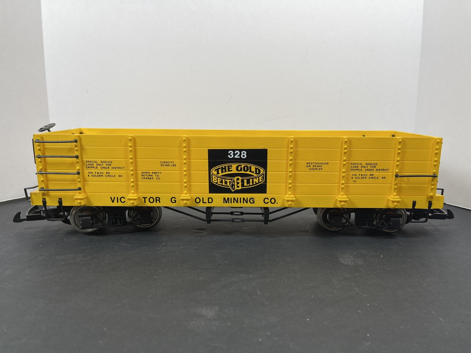 Bachmann G Scale The Gold Belt Line Victor Mining 328 Gondola Train Car eBay