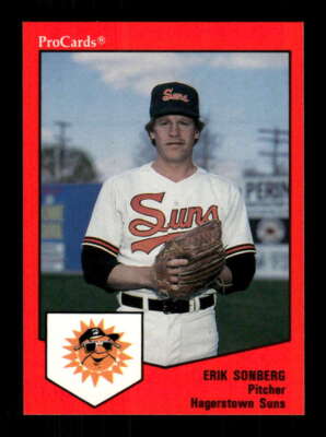 1989 ProCards Hagerstown Suns 267 Erik Sonberg BXCP24
