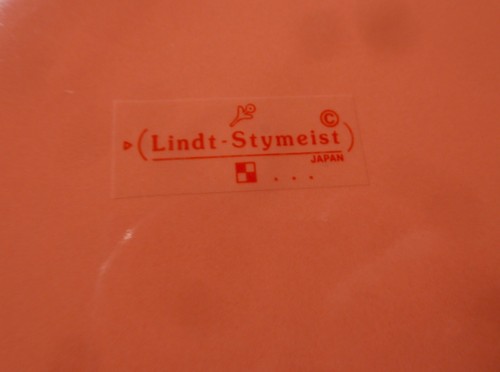 Lindt Stymeist Japan Colorways 14" Platter Chop Plate ~ Salmon & Periwinkle Blue - Picture 2 of 11