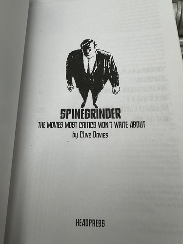 Spinegrinder : The Movies Most Critics Won't Write About, Paperback by Davies... - Imagen 7 de 10