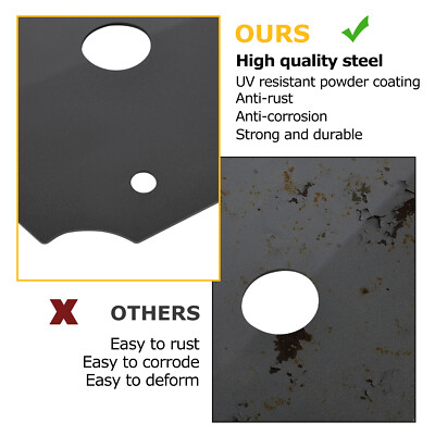 Rear Transmission Skid Plate Kit Bolt On For Kawasaki KRX 1000