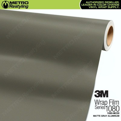 3M 1080 S120 SATIN WHITE ALUMINUM Vinyl Vehicle Car Wrap Decal Film Sheet Roll