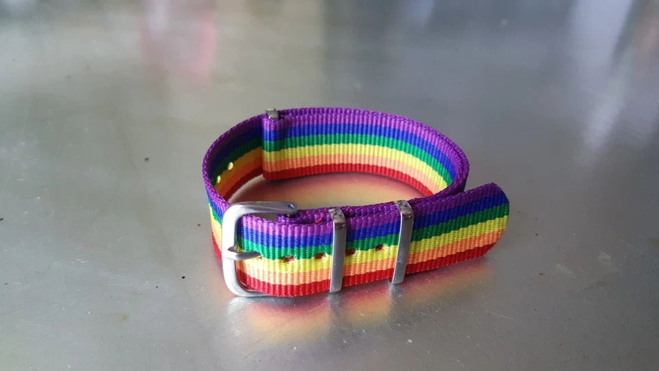 Rainbow Armband Pride Regenbogen Uhrenarmband - Bild 2 von 3
