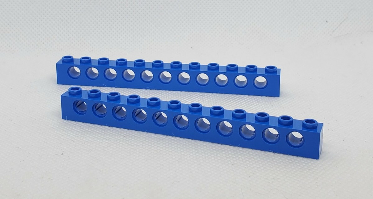 LEGO Parts Technic Brick 1 x 12 w/ Holes 3895 [2 pieces] Choose