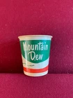 1960's, Mountain Dew, "Un-Used" "Free Sample" Paper Cup (Scarce / Vintage)