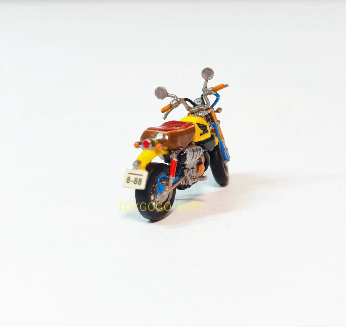 3D PRINT 1/64 motorcycle Monkey z50j yellow color fit 1:64 car
