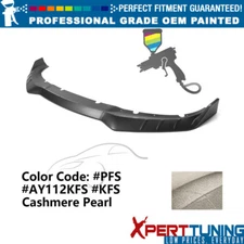 Fits 15-23 Dodge Charger 3PCS Front Lip IKON V3 ABS #KFS, PFS Cashmere Pearl