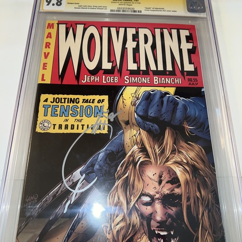 Wolverine #v3 #55 CGC SS 9.8 Variant Cover Signed By Joe Quesada , Cover Swipe - Picture 3 of 12