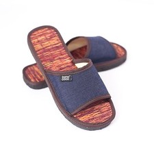 Sandalias con patrón Jean azul oscuro perfectas para mujer y hombre (talla W)