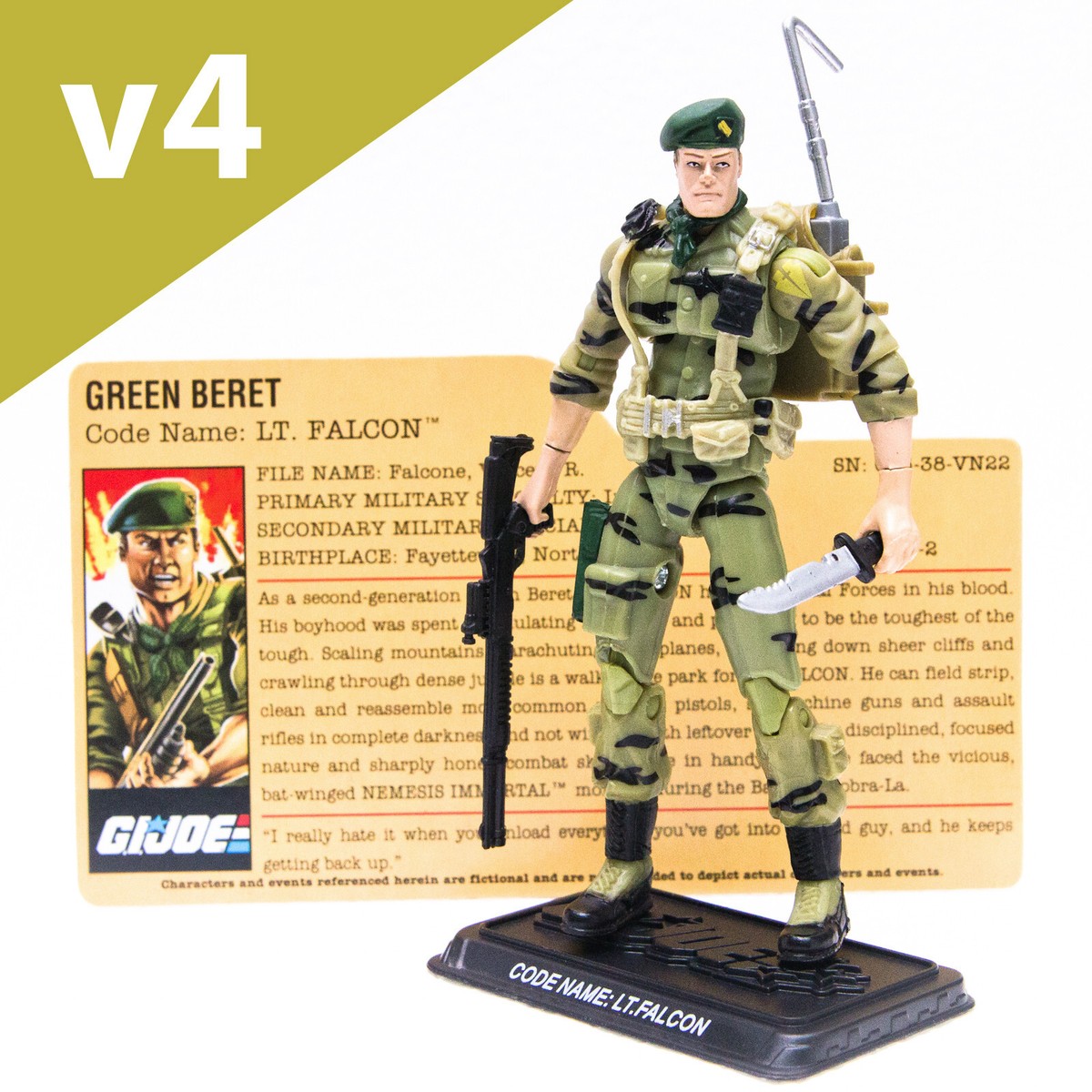 2008 Hasbro G.I. Joe 25th Anniversary LT. FALCON v4 Figure 2008 Hasbro G.I. Joe 25th Anniversary LT. FALCON v4 Figure