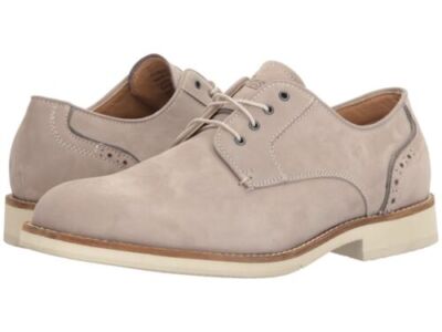 Men's Bass Signature Buck Shoe Niles Buc Light Grey Nubuck