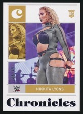 NIKKITA LYONS #49 2022 Panini Chronicles WWE PURPLE RC 48/49