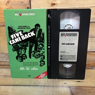 Five Came Back VHS VCR Video Tape Used Lucille Ball RKO Home Video RARE HTF