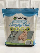 Babalou Baby Portable Changing Pad Compact Travel Multiple Pockets Strap NEW