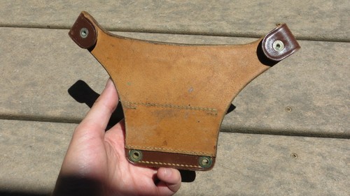 US ARMY MILITARY Leather Holster Bayonet Canteen Frog Garrison Belt Extender - Picture 5 of 8