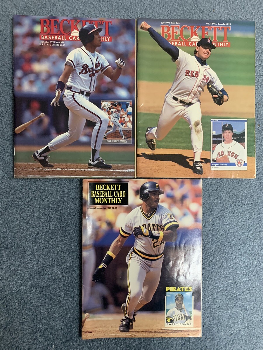Beckett Magazine Baseball Card Monthly x3 Vintage 90s | eBay