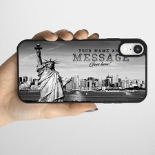 Personalised New York iPhone Case Slim Silicone Phone Cover All Models NYC ST170