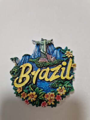 Souvenir 3D Kühlschrank Magnet Brasilien Kühlschrank Magnet Brazil Dekoration 