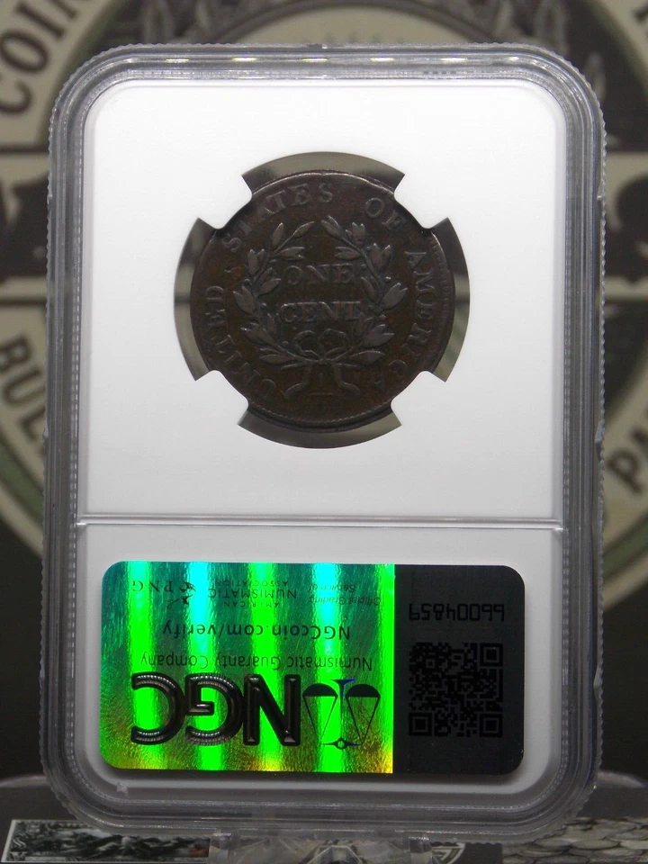 1803 Draped BUST Large Cent 1c NGC VF20 BN #002 Very Fine ECC&C, Inc. - Image 4 of 4