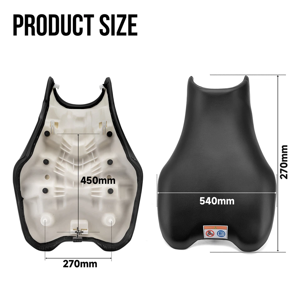 Complete Seat For Honda Rincon 650 TRX650FA TRX650FGA 4x4 2003 2004 2005 Black Foto 4 de 4