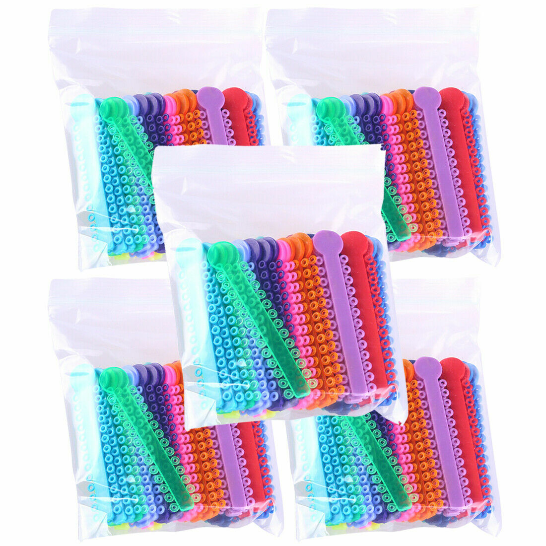 Dental Orthodontics Elastic Elastomeric Bands Braces Ligature Ties 1040