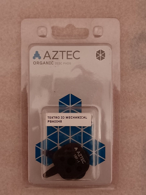 Aztec Disc Brake Pads Organic Tektro IO Mechanical PBA0048