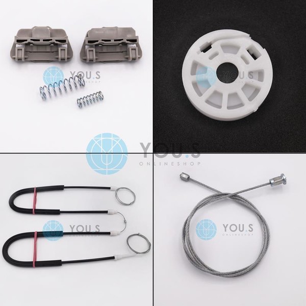 FüR Ford Focus Stufenheck (Dfw) Fensterheber Reparaturset Seilzug Vorne Rechts-image