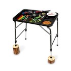 Stahltisch ST5 - Angeln Camping Garten Tackle Tisch - Klappbare verstellbare Beine
