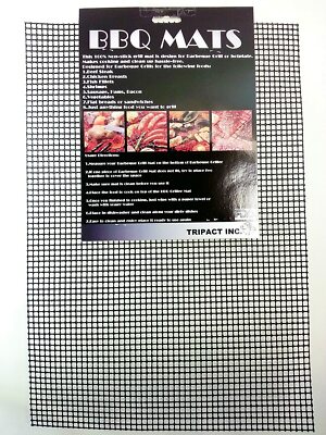 3 x Nonstick BBQ Grill Mats (19 x 13 in) | PFOA Free Grill Mesh Mat XL 05