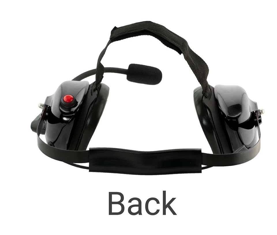 Professional Noise Cancelling Dual Muff Racing Headset for Motorola HT750 HT1250 - Image 2 of 4