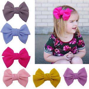 Fashion Kids Girls Bow Hairpin Hair Clips Side Bangs Barrette