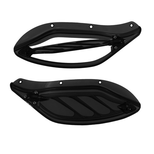 Adjustable Side Wing Windshield Air Deflector Fit For Harley Electra Glide 96-13 - Picture 3 of 12