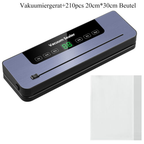 120W Vakuumiergerät Vakuumierer Einschweißgerät Folienschweißgerät mit Beutel - Bild 49 von 59